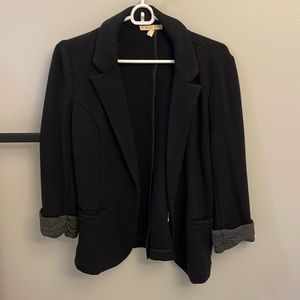 Soft black blazer